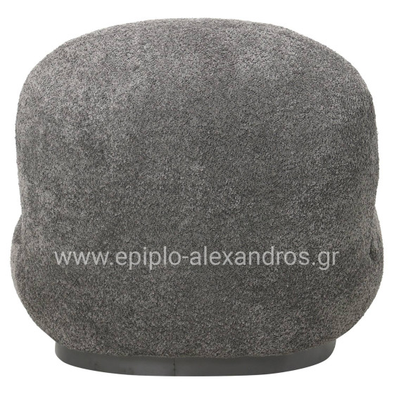 ΠΟΛΥΘΡΟΝΑ BEANY HM9591.01 ΓΚΡΙ ΜΠΟΥΚΛΕ ΥΦΑΣΜΑ 85x82x77Υ εκ.