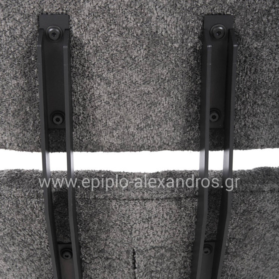 ΠΟΛΥΘΡΟΝΑ ΠΕΡΙΣΤΡΕΦΟΜΕΝΗ BRYLL HM9597.01 ΓΚΡΙ ΜΠΟΥΚΛΕ-ΜΑΥΡΗ ΒΑΣΗ 86x90x97Υεκ.