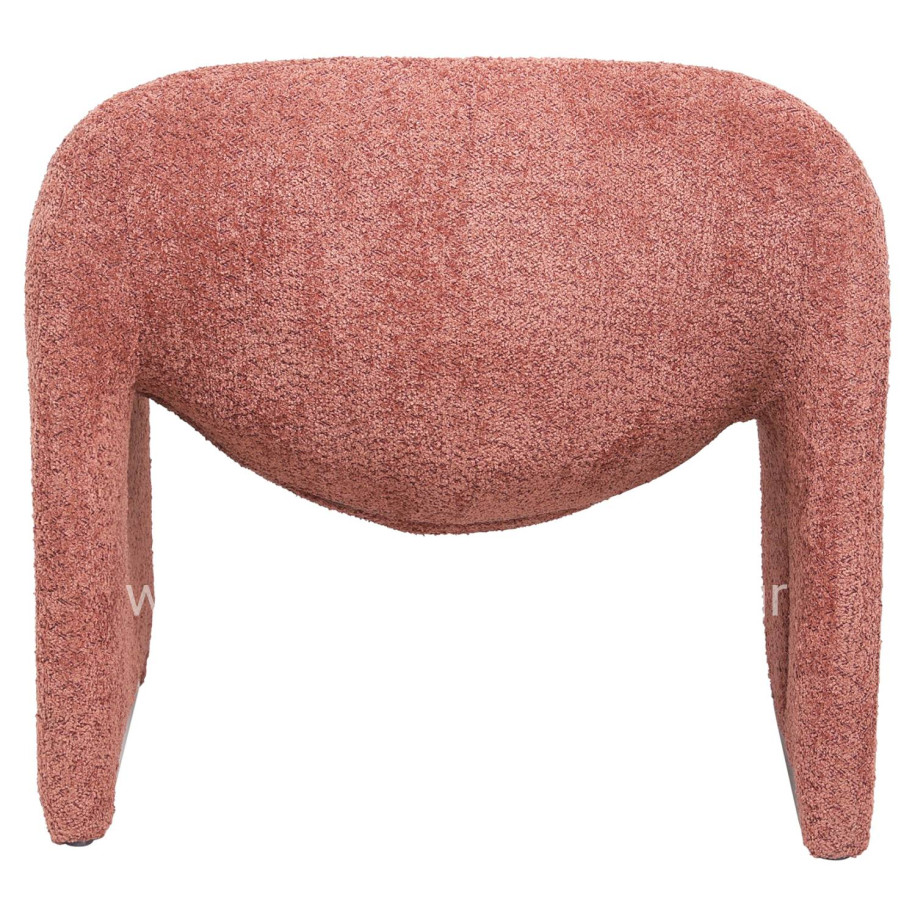 ARMCHAIR SPINER HM9599.02 PINK BOUCLE FABRIC 81x64x74Hcm.