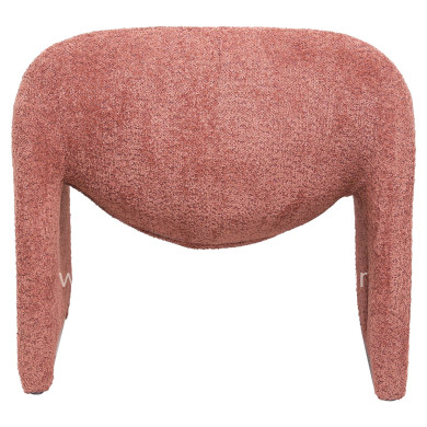 ARMCHAIR SPINER HM9599.02 PINK BOUCLE FABRIC 81x64x74Hcm.