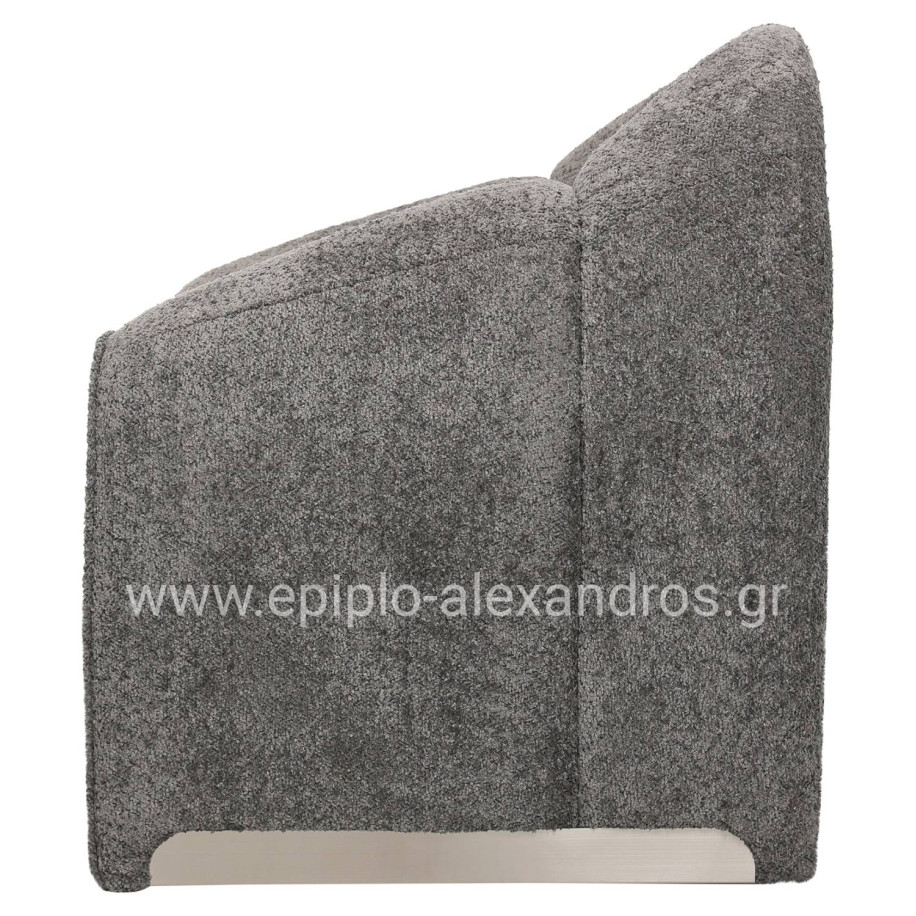 ΠΟΛΥΘΡΟΝΑ SPINER HM9599.01 ΓΚΡΙ ΜΠΟΥΚΛΕ ΥΦΑΣΜΑ 81x64x74Υεκ.