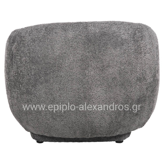 ΠΟΛΥΘΡΟΝΑ KARPEN HM9600.01 ΓΚΡΙ ΜΠΟΥΚΛΕ ΥΦΑΣΜΑ  93x87x78Υ εκ.