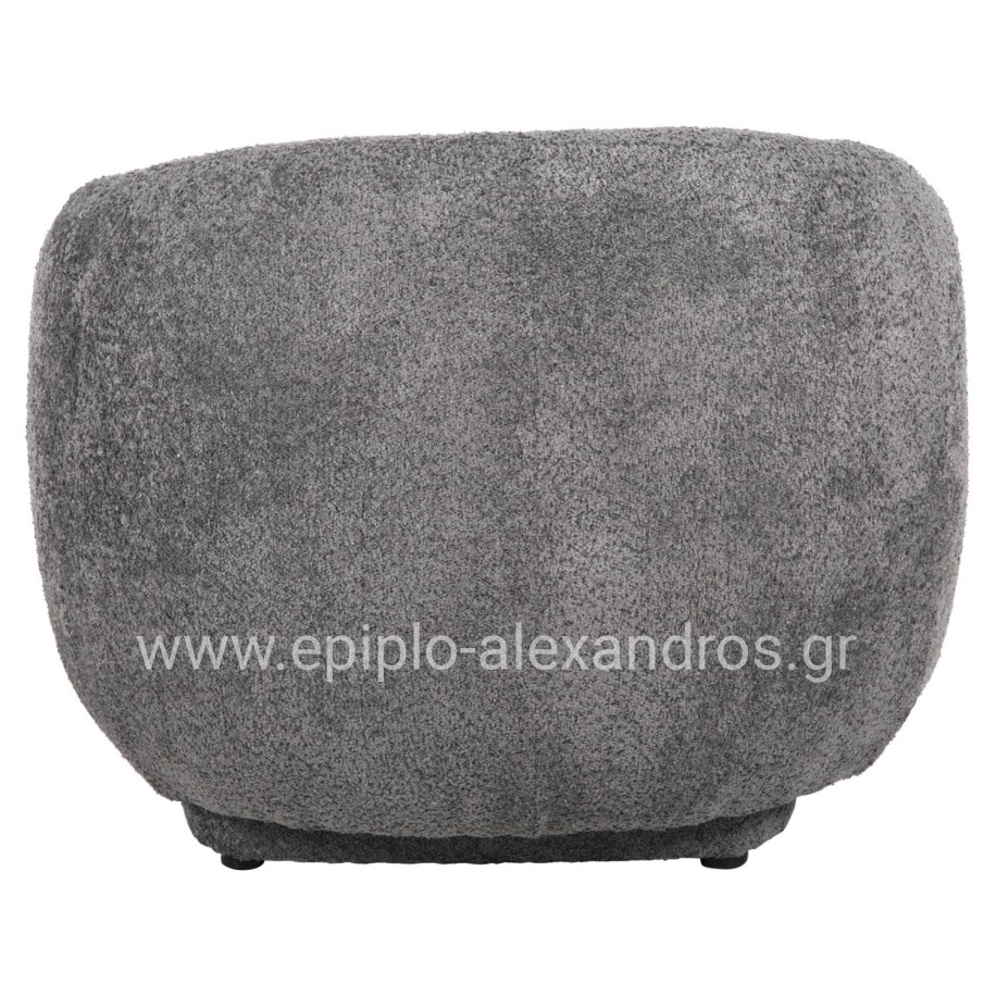 ΠΟΛΥΘΡΟΝΑ KARPEN HM9600.01 ΓΚΡΙ ΜΠΟΥΚΛΕ ΥΦΑΣΜΑ  93x87x78Υ εκ.