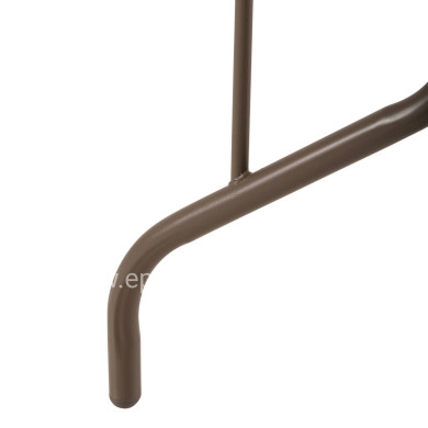 OUTDOOR METALLIC TABLE ADAM HM5020.04 CHAMPAGNE COLOR WITH REINFORCED GLASS TOP 110Χ60Χ71Hcm.