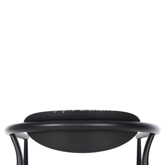 ΠΟΛΥΘΡΟΝΑ SERLY HM6052.02 ΑΛΟΥΜΙΝΙΟ ΜΑΥΡΟ-TEXTILENE ΜΑΥΡΟ 56x61x74,5Yεκ