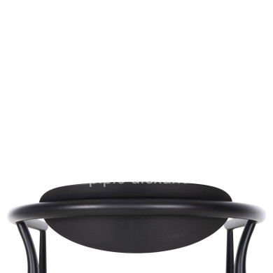 ARMCHAIR SERLY HM6052.02 BLACK ALUMINUM-BLACK TEXTILENE 56x61x74,5Hcm.