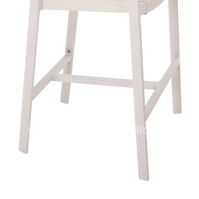 ΣΚΑΜΠΟ ΑΛΟΥΜΙΝΙΟΥ ΛΕΥΚΟ HM5892.32 ΜΕΣ. ΥΨΟΥΣ-ΜE RATTAN & TΕΧΤLINE 57x57x99,5Yεκ.