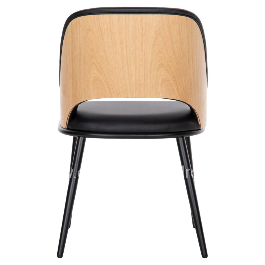 ΚΑΡΕΚΛΑ DELF HM9617.01 PU ΜΑΥΡΟ-ΜΑΥΡΑ ΜΕΤΑΛ. ΠΟΔΙΑ-ΞΥΛΙΝΗ ΠΛΑΤΗ ΦΥΣΙΚΟ 48x55x76Υεκ.