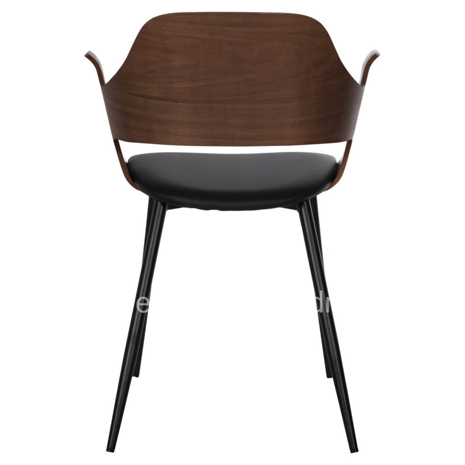 ΚΑΡΕΚΛΑ VELP HM9616.03 ΞΥΛΟ ΣΕ ΚΑΡΥΔΙ-ΜΑΥΡΟ PU-ΜΑΥΡΑ ΜΕΤΑΛ. ΠΟΔΙΑ 55,5x50x79Υεκ.