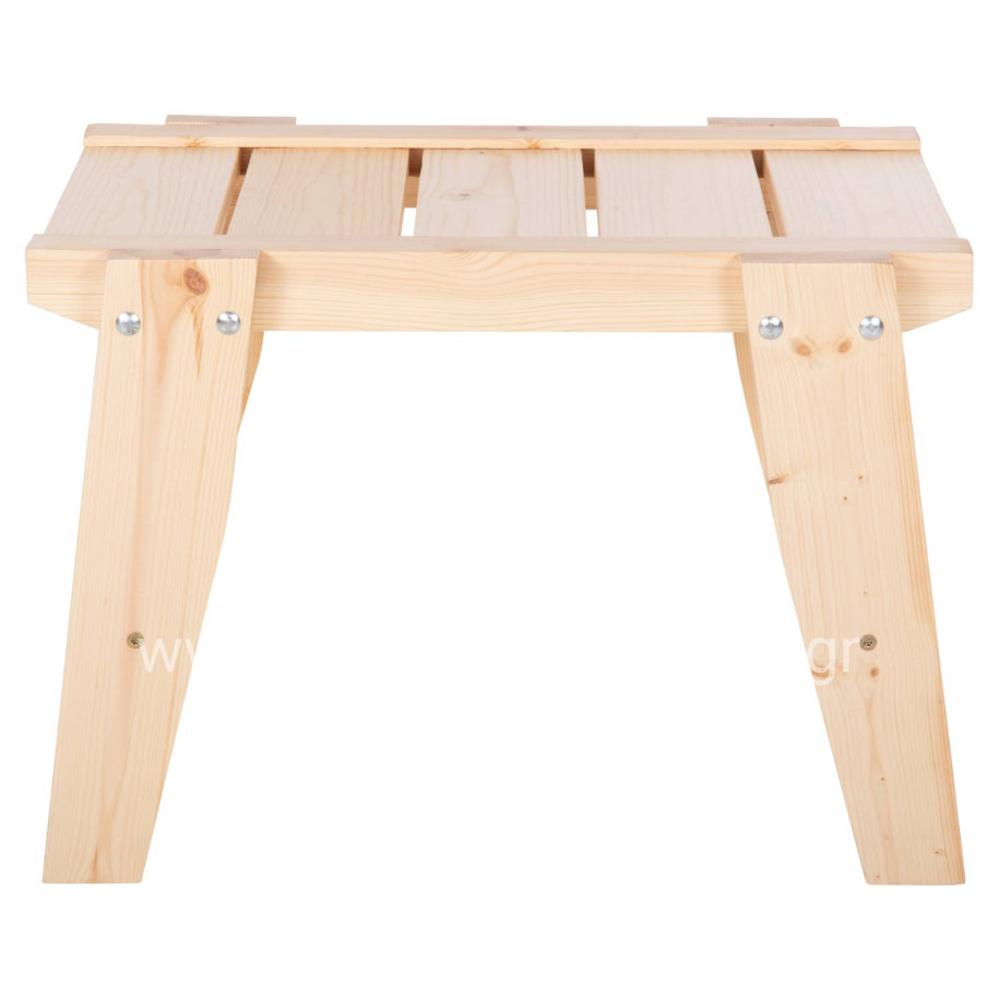 ΤΡΑΠΕΖΑΚΙ ΞΑΠΛΩΣΤΡΑΣ SKOPEL HM6114.01 ΞΥΛΟ ΠΕΥΚΟΥ ΣΕ ΦΥΣΙΚΟ 60x40x44Υεκ.