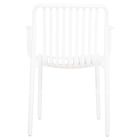 ARMCHAIR OUTDOOR CONVEE HM6105.01 POLYPROPYLENE IN WHITE 55x56x79H cm.