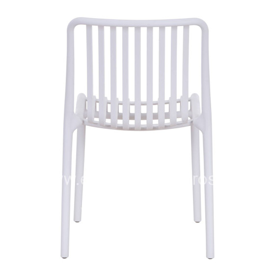 CHAIR OUTDOOR CONVEE HM6104.01 POLYPROPYLENE IN WHITE 48x56x79Hcm.