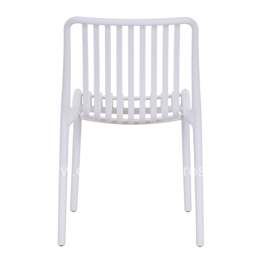 CHAIR OUTDOOR CONVEE HM6104.01 POLYPROPYLENE IN WHITE 48x56x79Hcm.