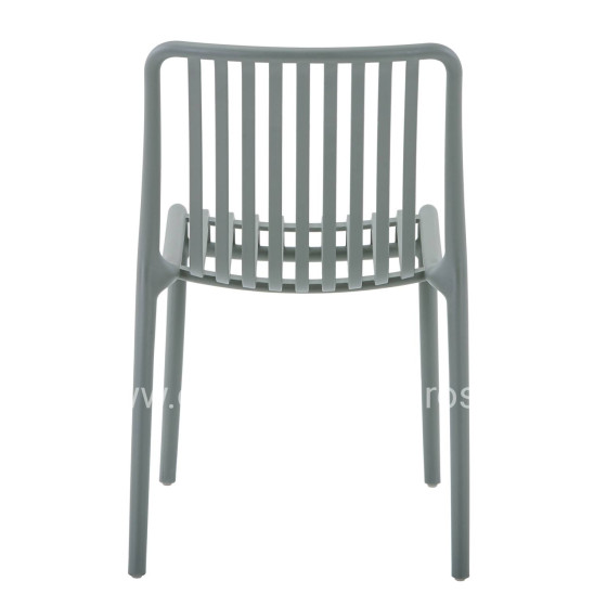 CHAIR OUTDOOR CONVEE HM6104.07 POLYPROPYLENE IN DARK OLIVE 48x56x79Hcm.