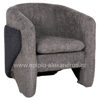 ΠΟΛΥΘΡΟΝΑ DOPER HM9590.01 ΜΠΟΥΚΛΕ ΥΦΑΣΜΑ ΓΚΡΙ-ΜΠΛΕ ΑΝΘΡΑΚΙ 68x72x76Υ εκ.