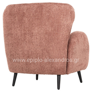 ΠΟΛΥΘΡΟΝΑ ΜΠΕΡΖΕΡΑ KRYLY HM9593.02 ΡΟΖ ΜΠΟΥΚΛΕ-ΜΑΥΡΑ ΞΥΛΙΝΑ ΠΟΔΙΑ 83x87x89Υεκ