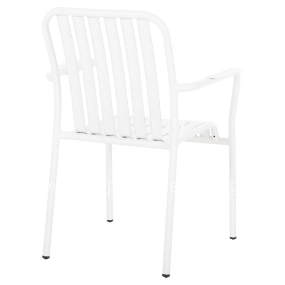 ΠΟΛΥΘΡΟΝΑ ΑΛΟΥΜΙΝΙΟΥ RACHEL HM6088.02 ΛΕΥΚΗ 63x58x85Υεκ.