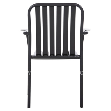ALUMINUM ARMCHAIR RACHEL HM6088.10 ANTHRACITE 63x58x85Hcm.