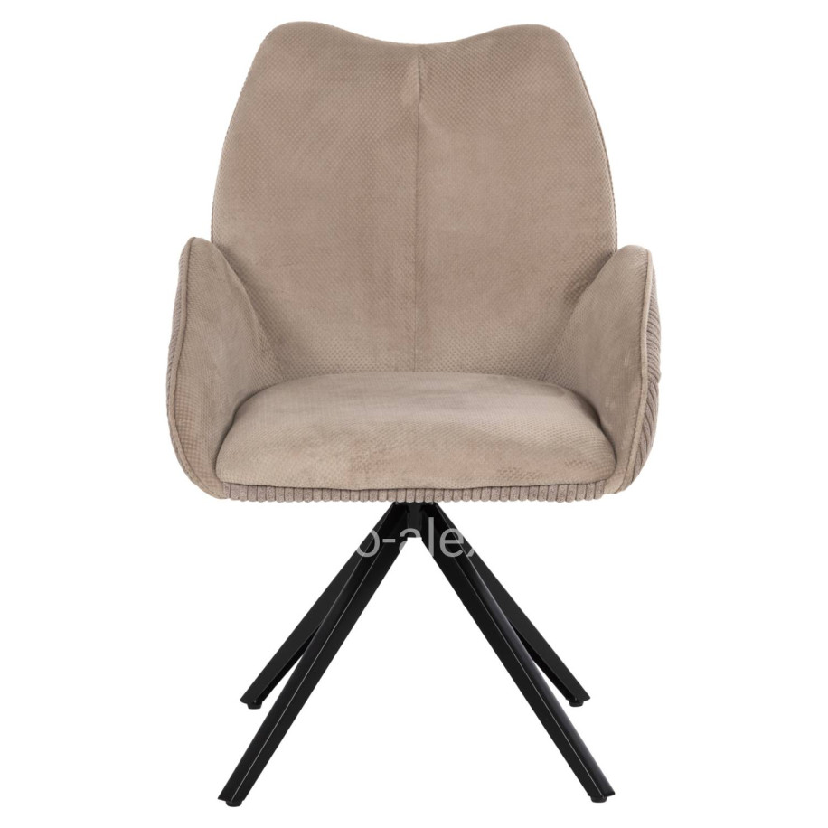 ΠΟΛΥΘΡΟΝΑΚΙ SHAI HM9844.04 ΜΠΕΖ ΥΦΑΣΜΑ-ΜΑΥΡΗ ΜΕΤΑΛΛΙΚΗ ΒΑΣΗ 61x63x93Υεκ.