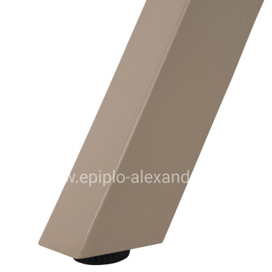 ΠΑΓΚΑΚΙ ΑΛΟΥΜΙΝΙΟΥ TAWNEE HM6040.04 ΣΑΜΠΑΝΙ-POLYWOOD ΚΑΘΙΣΜΑ ΦΥΣΙΚΟ 220x36x44,5Υεκ.