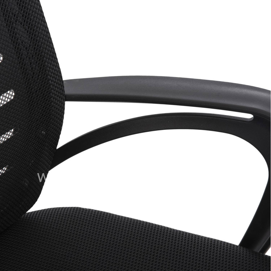 OFFICE CHAIR TRAIL2 HM1193 BLACK MESH-CHROMED METAL LEG 62x59x120Hcm.