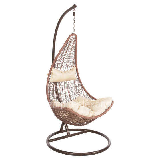 HANGING NEST MILLIE HM5996.05 METAL IN BROWN-SYNTHETIC RATTAN IN BROWN Φ95x195Hcm.
