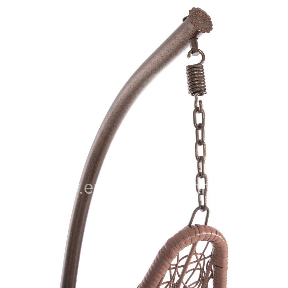 HANGING NEST MILLIE HM5996.05 METAL IN BROWN-SYNTHETIC RATTAN IN BROWN Φ95x195Hcm.