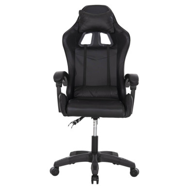 GAMING CHAIR MANCER HM1194 BLACK PU-BLACK POLYPROPYLENE 59x69x125Hcm.
