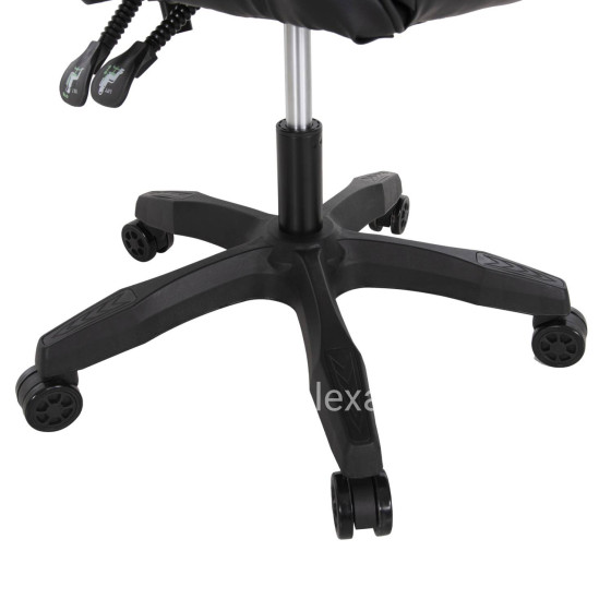 GAMING CHAIR MANCER HM1194 BLACK PU-BLACK POLYPROPYLENE 59x69x125Hcm.