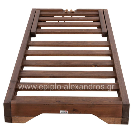 ΞΑΠΛΩΣΤΡΑ IKARIA ΜΕ ΠΟΔΙ HM6107.01 ΠΕΥΚΟ ΣΕ ΚΑΡΥΔΙ-ΜΟΝΟ ΣΚΕΛΕΤΟΣ 80x208x100Yεκ.