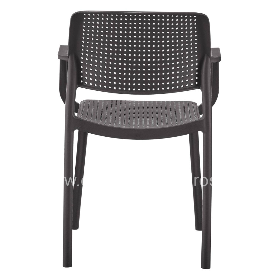 ARMCHAIR OUTDOOR COMFEE HM6102.09 POLYPROPYLENE IN BROWN 54x57x83Hcm.