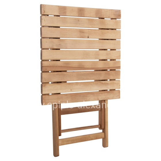 ΤΡΑΠΕΖΙ ΣΚΗΝΟΘΕΤH ΛΗΜΝΟΣ HM5647.02 ΦΥΣΙΚΟΣ ΕΜΠOΤΙΣΜΟΣ 60Χ60Χ75Υεκ.