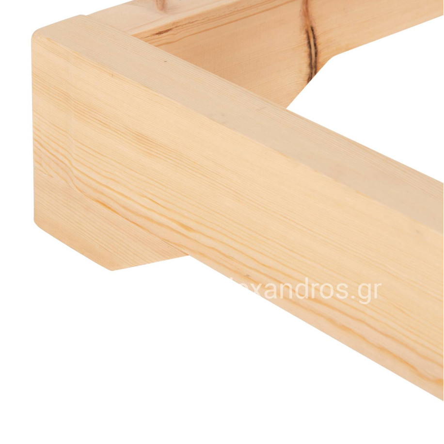 BEACH LOUNGER LOW IKARIA HM6115.01 PINE WOOD IN NATURAL 80x208x32-100Hcm.