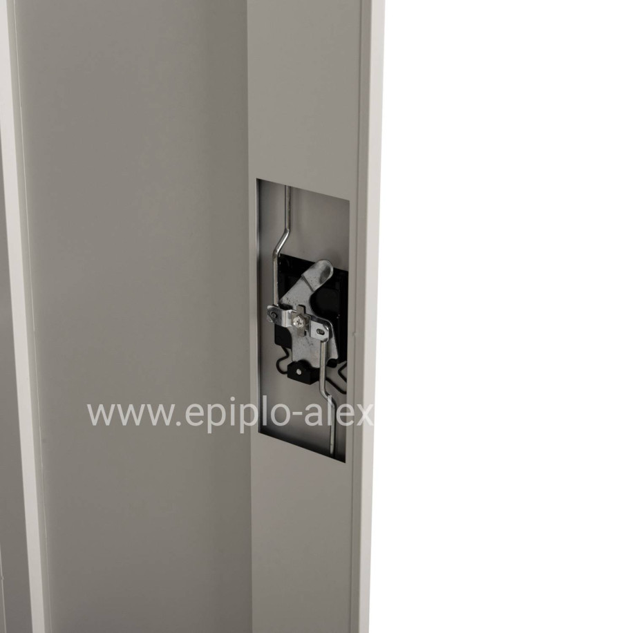 ΝΤΟΥΛΑΠΑ ΜΕΤΑΛΛΙΚΗ ΜΕ ΠΟΔΙΑ CLOD HM11981 2ΦΥΛΛΗ ΜΕ ΧΩΡΙΣΜΑ-ΑΝΟΙΧΤΟ ΓΚΡΙ 90Χ40Χ190Yεκ