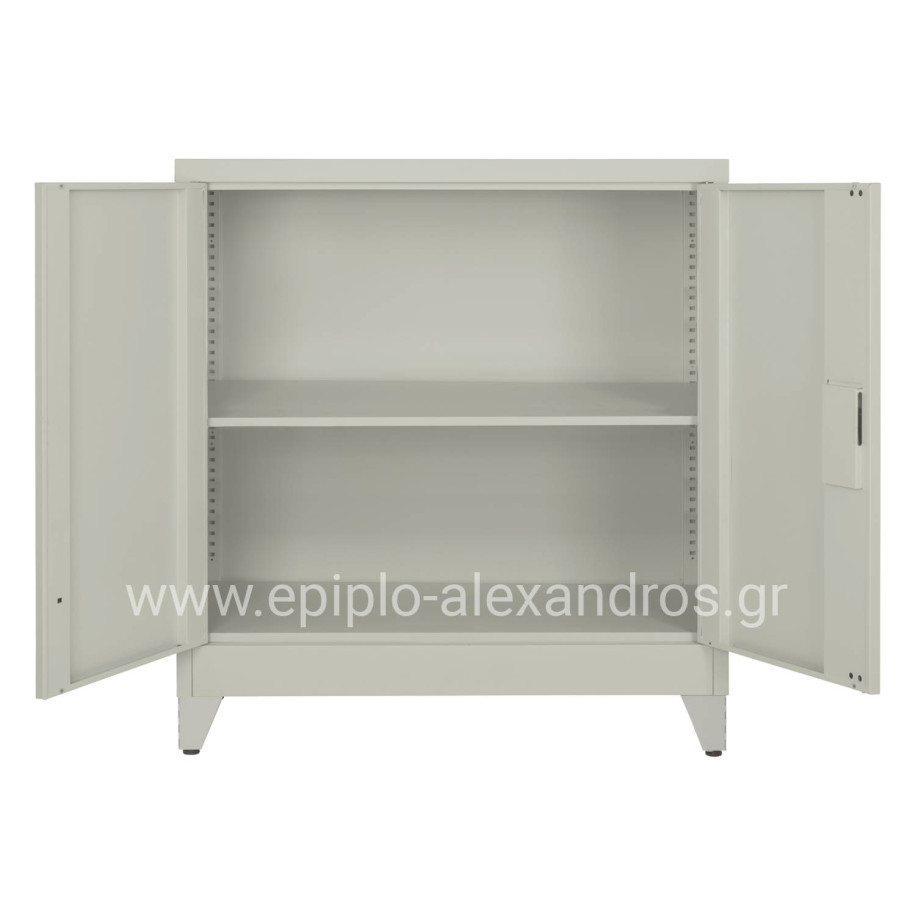 ΝΤΟΥΛΑΠΑ ΜΕΤΑΛΛΙΚΗ DURON HM11980 2-ΦΥΛΛΗ ΜΕ 2 ΑΠΟΘ.ΧΩΡΟΥΣ & ΠΟΔΙΑ-ΓΚΡΙ 90Χ40Χ100Υεκ.