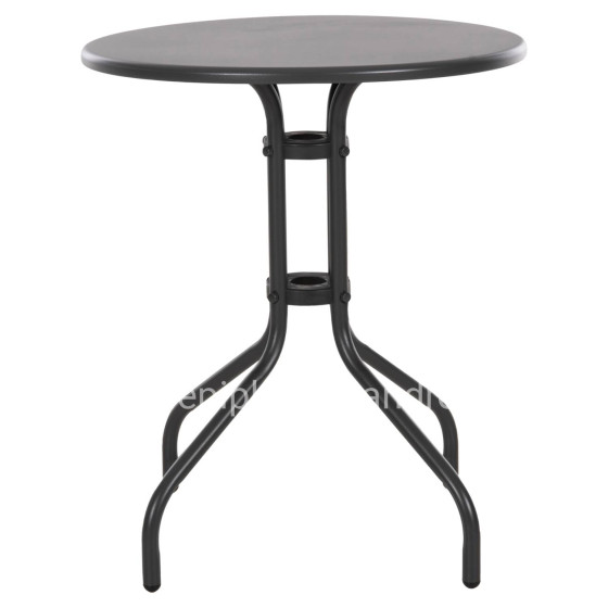 OUTDOOR ROUND TABLE LINO HM5973.01 METALLIC IN GREY Φ60x70Hcm.