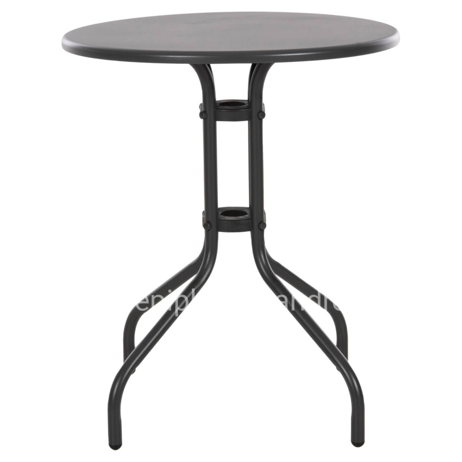 OUTDOOR ROUND TABLE LINO HM5973.01 METALLIC IN GREY Φ60x70Hcm.