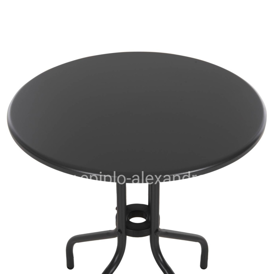 OUTDOOR ROUND TABLE LINO HM5973.01 METALLIC IN GREY Φ60x70Hcm.