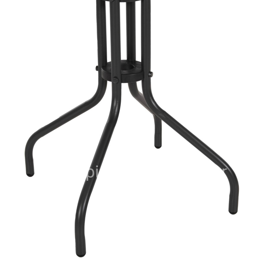 OUTDOOR ROUND TABLE LINO HM5973.01 METALLIC IN GREY Φ60x70Hcm.