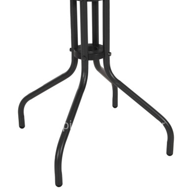 OUTDOOR ROUND TABLE LINO HM5973.01 METALLIC IN GREY Φ60x70Hcm.