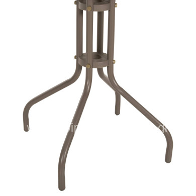 OUTDOOR ROUND TABLE LINO HM5973.04 METALLIC IN CHAMPAGNE COLOR Φ60x70Hcm.