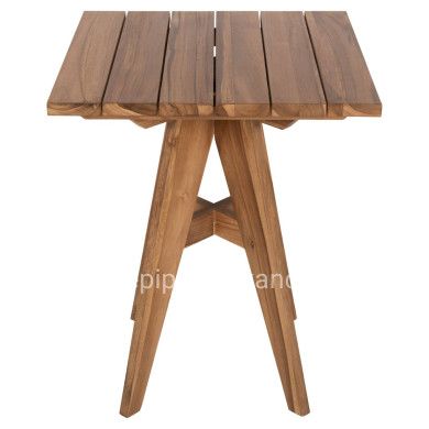 OUTDOOR SQUARE DINING TABLE LEO HM9860.11 TEAK WOOD 60x60x75Hcm.