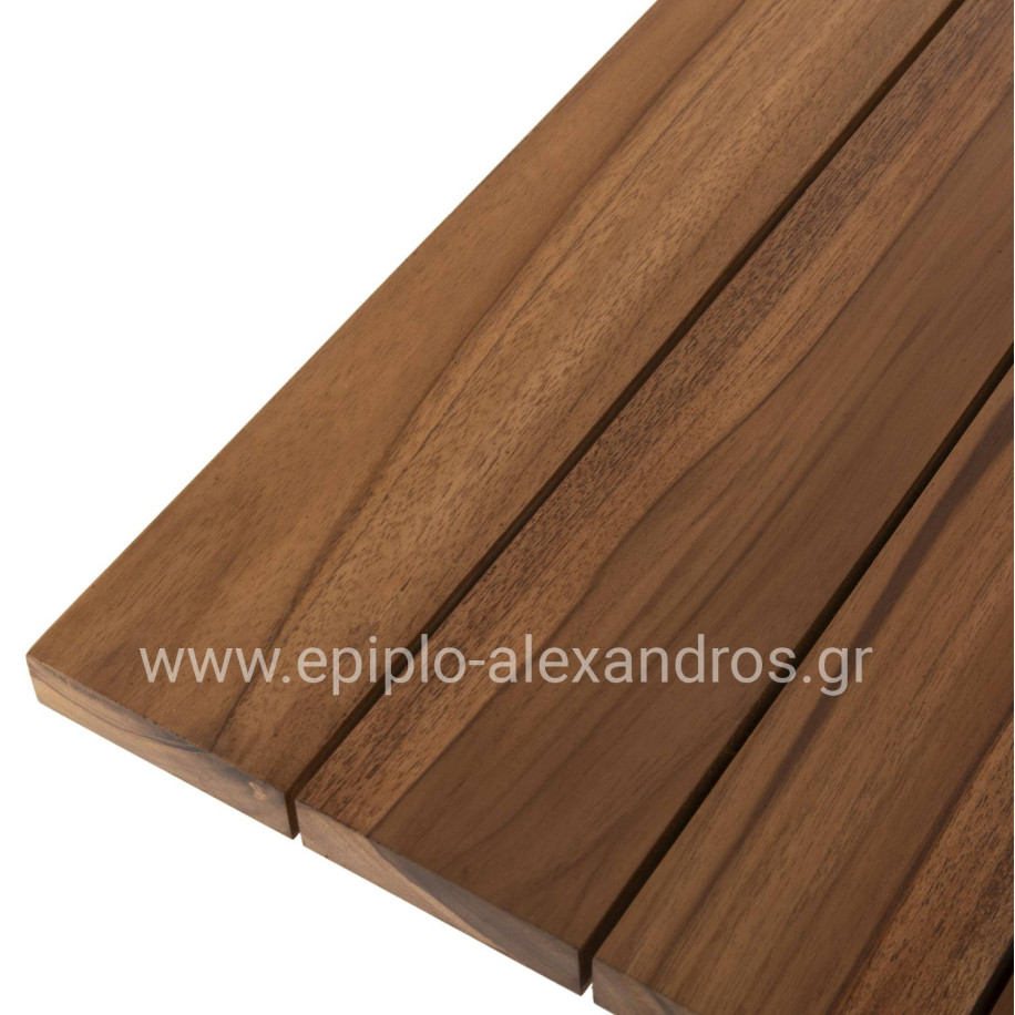 OUTDOOR SQUARE DINING TABLE LEO HM9860.11 TEAK WOOD 60x60x75Hcm.