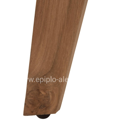 OUTDOOR SQUARE DINING TABLE LEO HM9860.11 TEAK WOOD 60x60x75Hcm.