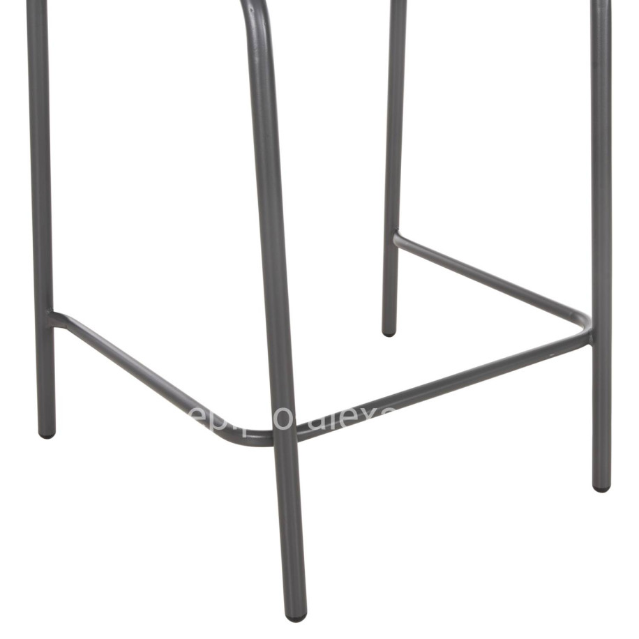 ΣΚΑΜΠΟ ΜΠΑΡ ΜΕΣ.ΥΨΟΥΣ LAURA HM6065.01 ΜΕΤΑΛ.ΣΚΕΛΕΤΟΣ-ΑΛΟΥΜΙΝΙΟ ΣΕ ΓΚΡΙ 58,5x58x104Υ εκ.