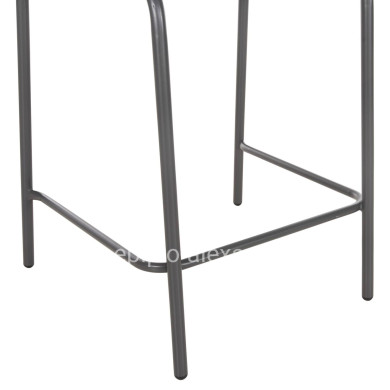 ΣΚΑΜΠΟ ΜΠΑΡ ΜΕΣ.ΥΨΟΥΣ LAURA HM6065.01 ΜΕΤΑΛ.ΣΚΕΛΕΤΟΣ-ΑΛΟΥΜΙΝΙΟ ΣΕ ΓΚΡΙ 58,5x58x104Υ εκ.