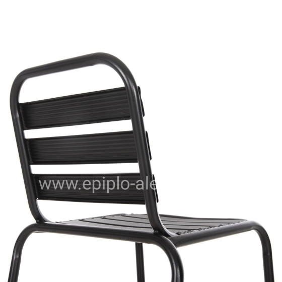 ΣΚΑΜΠΟ ΜΠΑΡ ΜΕΣ.ΥΨΟΥΣ LAURA HM6065.03 ΜΕΤΑΛ.ΣΚΕΛΕΤΟΣ-ΑΛΟΥΜΙΝΙΟ ΣΕ ΜΑΥΡΟ 58,5x58x104Υ εκ.