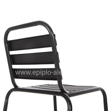 ΣΚΑΜΠΟ ΜΠΑΡ ΜΕΣ.ΥΨΟΥΣ LAURA HM6065.03 ΜΕΤΑΛ.ΣΚΕΛΕΤΟΣ-ΑΛΟΥΜΙΝΙΟ ΣΕ ΜΑΥΡΟ 58,5x58x104Υ εκ.