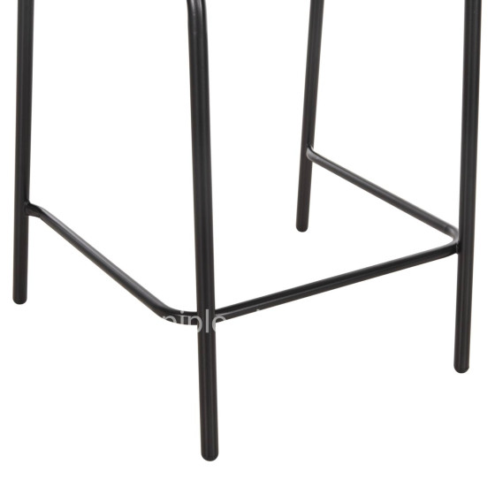 ΣΚΑΜΠΟ ΜΠΑΡ ΜΕΣ.ΥΨΟΥΣ LAURA HM6065.03 ΜΕΤΑΛ.ΣΚΕΛΕΤΟΣ-ΑΛΟΥΜΙΝΙΟ ΣΕ ΜΑΥΡΟ 58,5x58x104Υ εκ.