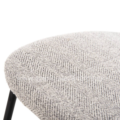 ΚΑΡΕΚΛΑ DORY HM9855.03 ΜΕΤΑΛΛΙΚΟΣ ΣΚΕΛΕΤΟΣ ΜΑΥΡΟΣ-ΑΝΟΙΧΤΟ ΓΚΡΙ ΥΦΑΣΜΑ 48,5x61x76Υεκ.